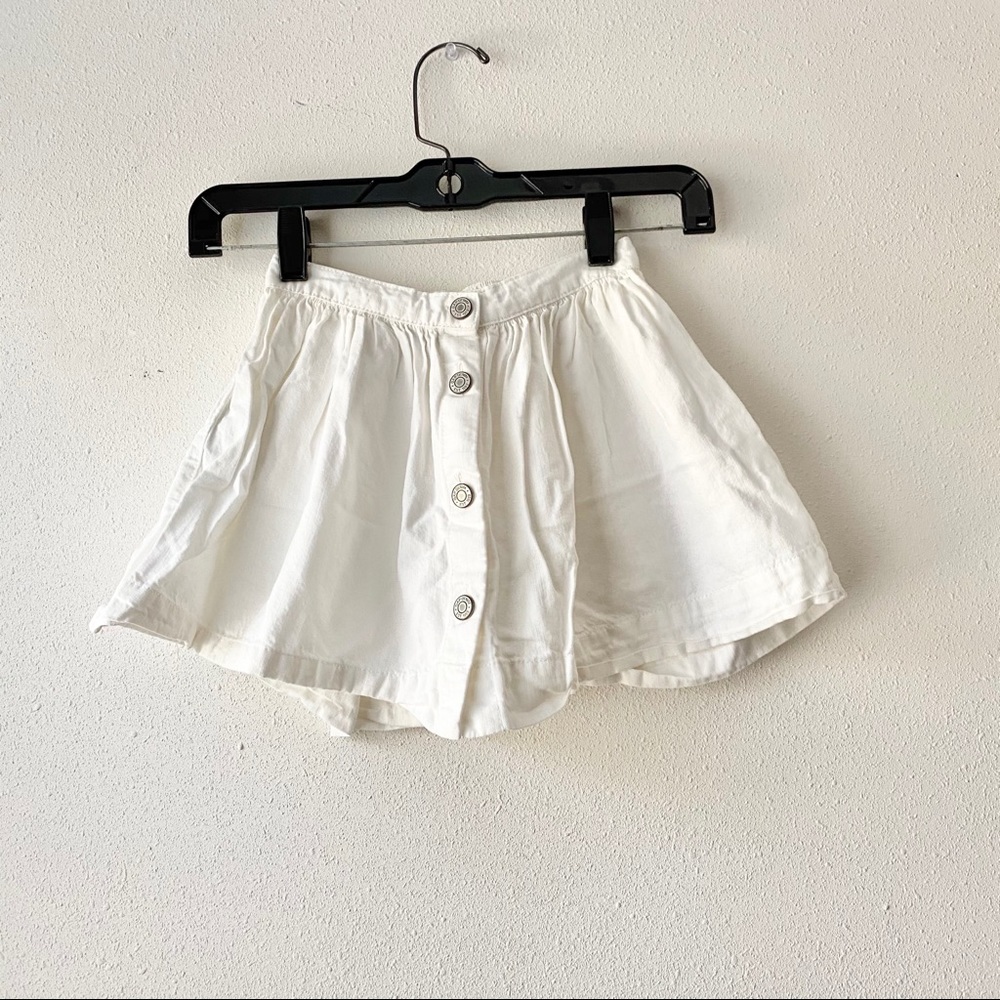 ✨4 for $25✨ Gap girls white denim skirt - Picture 1 of 2